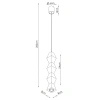 Lampa wisząca KUBBE duża S