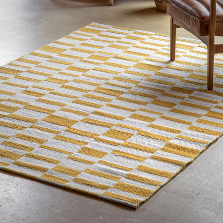 Kingston Jacquard Rug Mustard 1200x1800mm