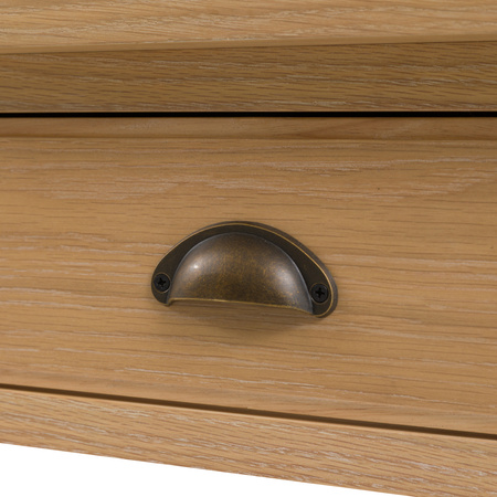 Eton 2 Drawer Console Natural 1400x380x800mm