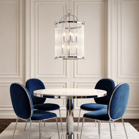 LAMPA WISZĄCA LOFT CHROMOWANA BOSTON W6