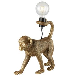 Lampa stołowa Capuchin – złota, 13,5 × 39,5 × 37,5 cm