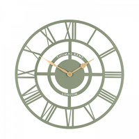 Bright Star Wall Clock Olive 16in