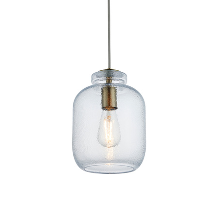 Lyra 1 Pendant Light Antique Brass