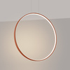Lampa wisząca RIO 78 ochra czerwona LED 3000K