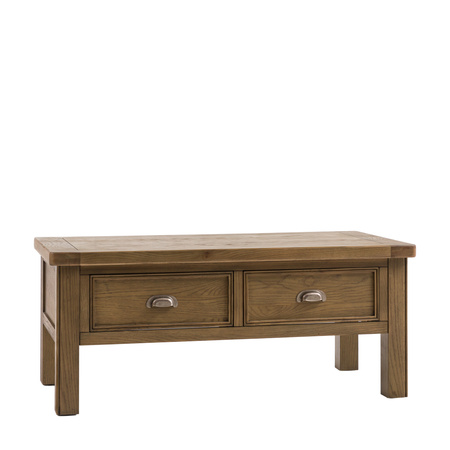 Hardwick 2 Drawer Coffee Table 1200x600x500mm