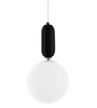 NOWOCZESNA LAMPA WISZĄCA CZARNO- BIAŁA ORITO D20