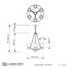 LAMPA WISZĄCA LOFT MOSIĘŻNA SANTINI W7