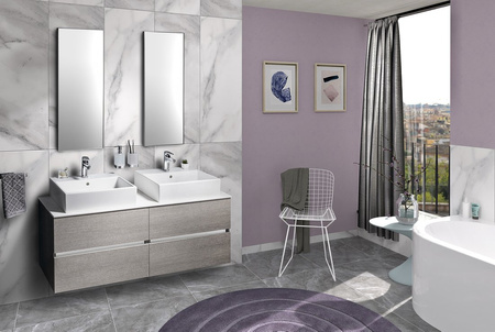 ODETTA szafka umywalkowa 67x50x43,5cm, dąb srebrny