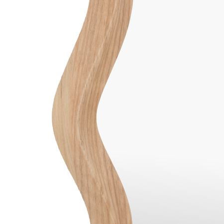 Lustro Wiggle – dębowe, 60 × 3 × 90 cm
