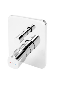Bateria MEANDRO natryskowa podtynkowa 2 F, chrom