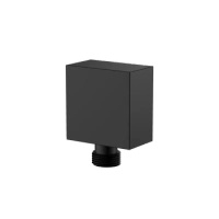 Przyłącze kątowe proste, czarne