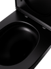 Miska WC VORTEX z deską wisząca czarny mat AMARO TR2217R-U18