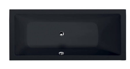 MIMOA wanna prostokątna 170x80x39cm, czarny mat