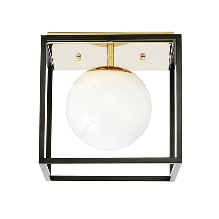 NOWOCZESNA LAMPA SUFITOWA ZŁOTY PLAFON MALDINI W1