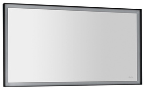 SORT lustro z oświetleniem LED 120x70cm, czarny mat