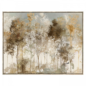Obraz w ramie „Copper Frost” – złoty, 92,5 × 3 × 72,5 cm