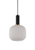 LAMPA WISZĄCA LOFT BIAŁO-CZARNA GATO