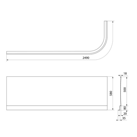 VIVA L 185 obudowa czołowa