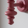 Carnaby Wall Light Fitting Satin Pink Clay