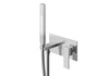 EXCELENT Chrom Bateria bidetowa podtynkowa
