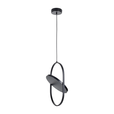 Lampa wisząca ELIPSE M, 45 cm - LED, czarna nowoczesna
