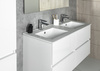 SLIM podwójna umywalka meblowa 120x46,5cm, biały