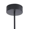 Lampa wisząca CONE LED 130 cm- czarna listwa sufitowa z dekoracyjnym elementem świecącym