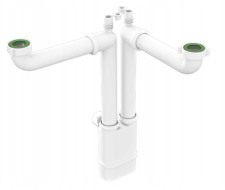 Półsyfon zlewozmywakowa 1 1/2" Spaceless-System odpływowe