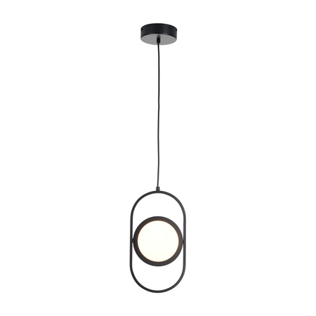 Lampa wisząca ELIPSE MINI, 32 cm - LED, czarna nowoczesna