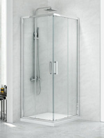 KABINA NEW PRAKTIC KWADRATOWA U 90x90x195 CZYSTE 6mm ACTIVE SHIELD