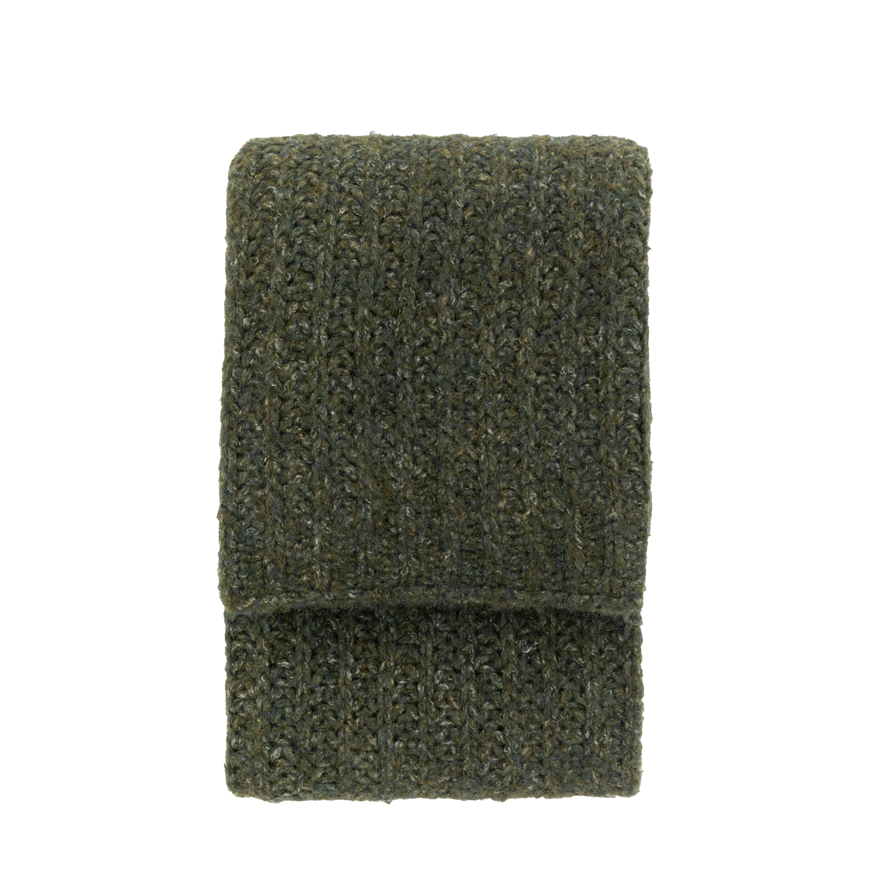 Pled Luxury – khaki, 130 × 170 cm