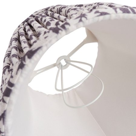 Leaf Shade Pearl Grey Fabric 122x85x160mm