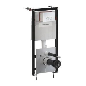 SET: STRONGFRAME stelaż podt. z ECO spłuk. + STEEL-R45 stal. przy. spł., chrom połysk