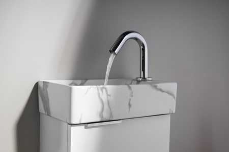 Bateria sensorowa stojąca, 6V DC (4xAA), chrom