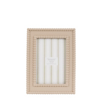 Cove Beaded Photo Frame 6x4in Mocha