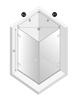 Kabina prysznicowa OXIA 2D prostokątna 80x100x200 szkło czyste 8mm Active Shield 2.0