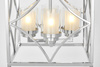 LAMPA WISZĄCA LOFT CHROMOWANA QUADRATO