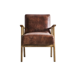 Fotel Neyland Vintage Brown Leather