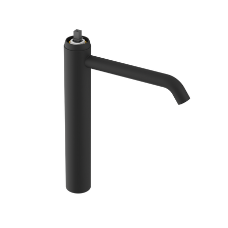 ULTRAMIX kurpus wysokej baterii umywalkowej, przedłużona dysza, czarny mat