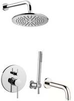 Zestaw wannowy podtynkowy z wylewką L-400mm fi-22,5cm-Emmevi Rubinetterie/Piper