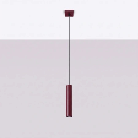 Lampa wisząca LAGOS 1 burgund