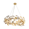 Lampa wisząca BOTANIKA 80cm -złota, G9, regulowana, designerska
