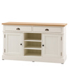 Eton 2 Door/2 Drawer Sideboard White1400x450x800mm