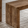 Iowa Dining Bench Natural 1600x360x450mm