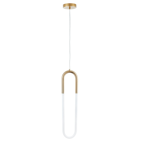 Lampa wisząca U-SHAPE mosiądz 60 cm