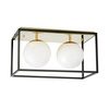 NOWOCZESNA LAMPA SUFITOWA ZŁOTY PLAFON MALDINI W2