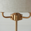 Highclere 3 Table Lamp Vintage Brass