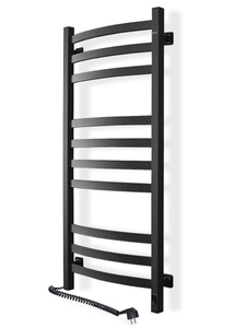 Elektryczny grzejnik łazienkowy NAVIN AVALON 480х1000 Sensor lewa, czarna mora
