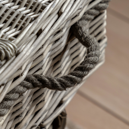 Rivra Lidded Baskets Natural S/2 540x360x220mm