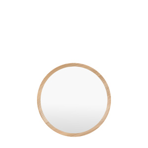Cedar Round Mirror Oak 600x60x600mm